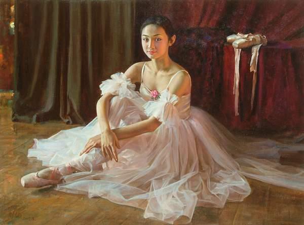 Guan Zeju Canvas Paintings